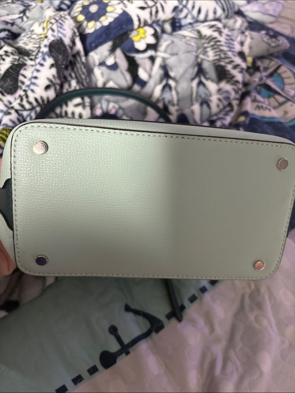 kate spade Darcy Seawater Pebbled Leather Crossbody Bag